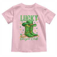 Lucky Cowgirl Club Toddler T Shirt Western Irish Cowboy St Patrick Day