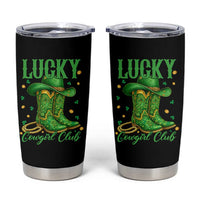 Lucky Cowgirl Club Tumbler Cup Western Irish Cowboy St Patrick Day