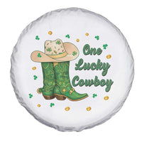 One Lucky Cowboy Spare Tire Cover Western Irish Cowboy St Patrick Day