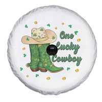 One Lucky Cowboy Spare Tire Cover Western Irish Cowboy St Patrick Day