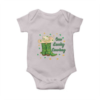 One Lucky Cowboy Baby Onesie Western Irish Cowboy St Patrick Day