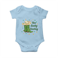 One Lucky Cowboy Baby Onesie Western Irish Cowboy St Patrick Day
