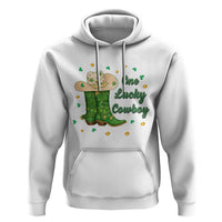One Lucky Cowboy Hoodie Western Irish Cowboy St Patrick Day