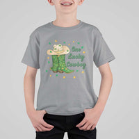 One Lucky Cowboy T Shirt For Kid Western Irish Cowboy St Patrick Day