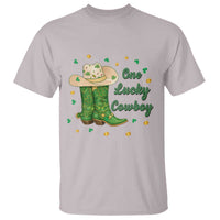 One Lucky Cowboy T Shirt Western Irish Cowboy St Patrick Day