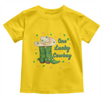 One Lucky Cowboy Toddler T Shirt Western Irish Cowboy St Patrick Day