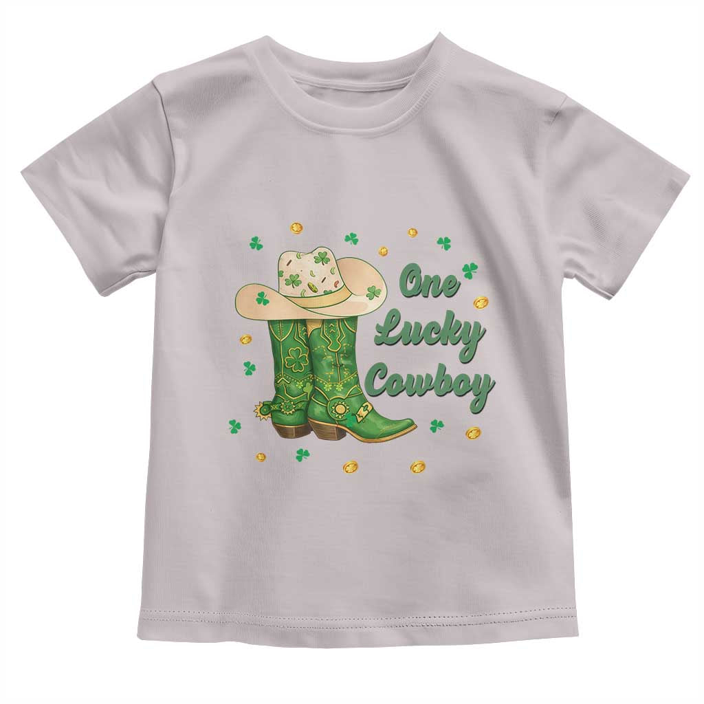 One Lucky Cowboy Toddler T Shirt Western Irish Cowboy St Patrick Day