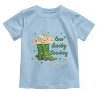 One Lucky Cowboy Toddler T Shirt Western Irish Cowboy St Patrick Day