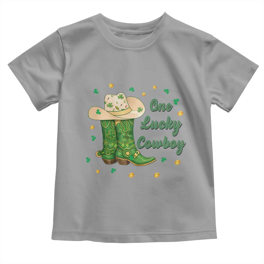 One Lucky Cowboy Toddler T Shirt Western Irish Cowboy St Patrick Day