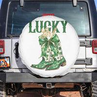 Lucky Cowgirl Spare Tire Cover Western Irish Cowboy St Patrick Day