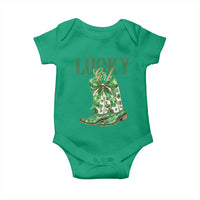 Lucky Cowgirl Baby Onesie Western Irish Cowboy St Patrick Day