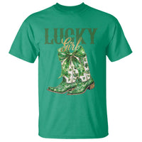 Lucky Cowgirl T Shirt Western Irish Cowboy St Patrick Day