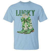 Lucky Cowgirl T Shirt Western Irish Cowboy St Patrick Day