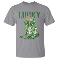 Lucky Cowgirl T Shirt Western Irish Cowboy St Patrick Day