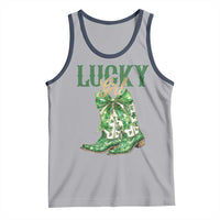 Lucky Cowgirl Tank Top Western Irish Cowboy St Patrick Day