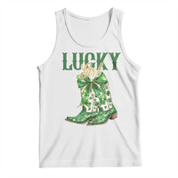 Lucky Cowgirl Tank Top Western Irish Cowboy St Patrick Day