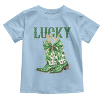 Lucky Cowgirl Toddler T Shirt Western Irish Cowboy St Patrick Day