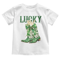 Lucky Cowgirl Toddler T Shirt Western Irish Cowboy St Patrick Day