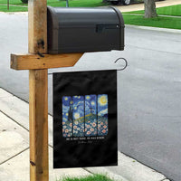 He is Risen Garden Flag Christian Easter Starry Night Van Gogh