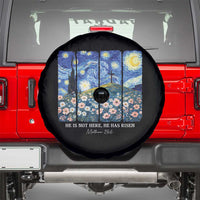 He is Risen Spare Tire Cover Christian Easter Starry Night Van Gogh