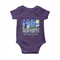 He is Risen Baby Onesie Christian Easter Starry Night Van Gogh
