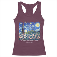 He is Risen Racerback Tank Top Christian Easter Starry Night Van Gogh