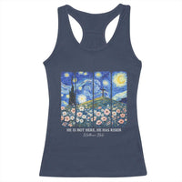 He is Risen Racerback Tank Top Christian Easter Starry Night Van Gogh