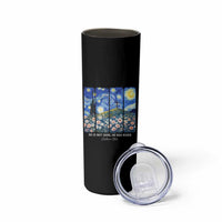 He is Risen Skinny Tumbler Christian Easter Starry Night Van Gogh
