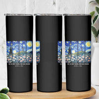 He is Risen Skinny Tumbler Christian Easter Starry Night Van Gogh