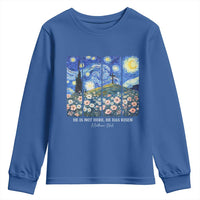 He is Risen Youth Sweatshirt Christian Easter Starry Night Van Gogh