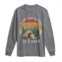 A Lot Can Happen in 3 Days Long Sleeve Shirt Christian Easter