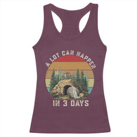 A Lot Can Happen in 3 Days Racerback Tank Top Christian Easter