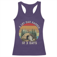 A Lot Can Happen in 3 Days Racerback Tank Top Christian Easter