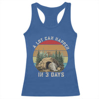 A Lot Can Happen in 3 Days Racerback Tank Top Christian Easter