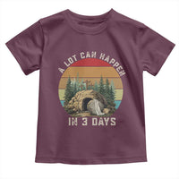 A Lot Can Happen in 3 Days Toddler T Shirt Christian Easter