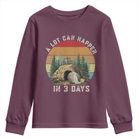 A Lot Can Happen in 3 Days Youth Sweatshirt Christian Easter