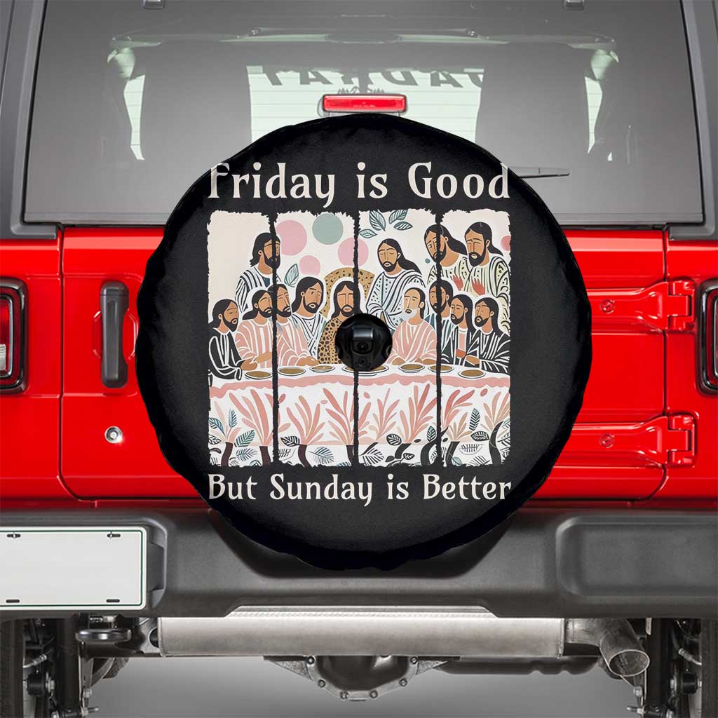 Friday is Good Sunday is Better Spare Tire Cover Christian Jesus Easter