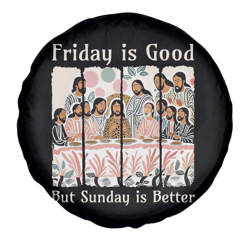 Friday is Good Sunday is Better Spare Tire Cover Christian Jesus Easter