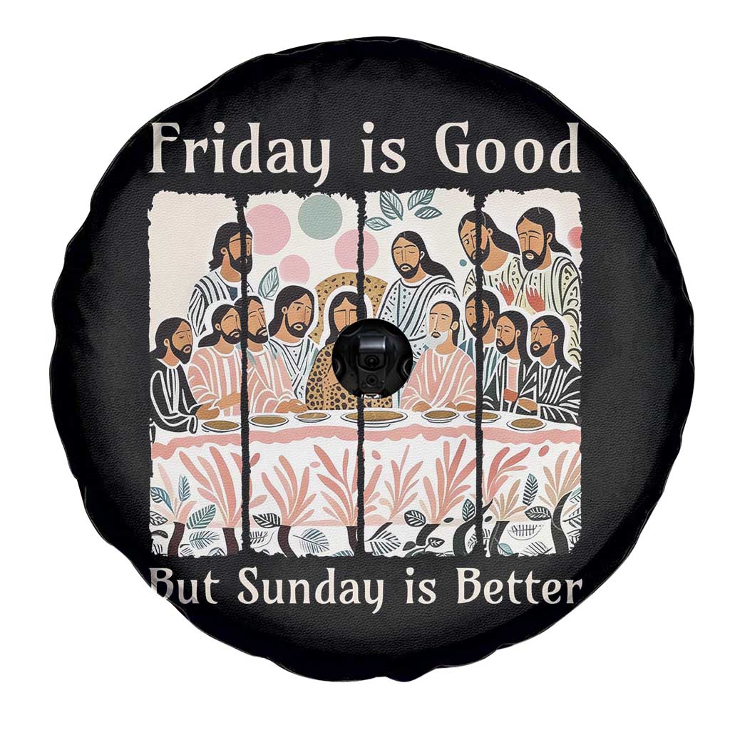 Friday is Good Sunday is Better Spare Tire Cover Christian Jesus Easter