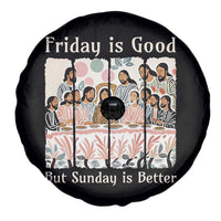 Friday is Good Sunday is Better Spare Tire Cover Christian Jesus Easter