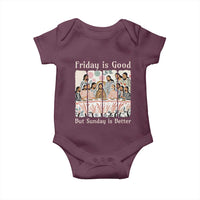 Friday is Good Sunday is Better Baby Onesie Christian Jesus Easter