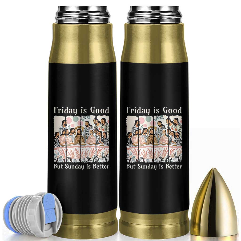 Friday is Good Sunday is Better Bullet Tumbler Christian Jesus Easter