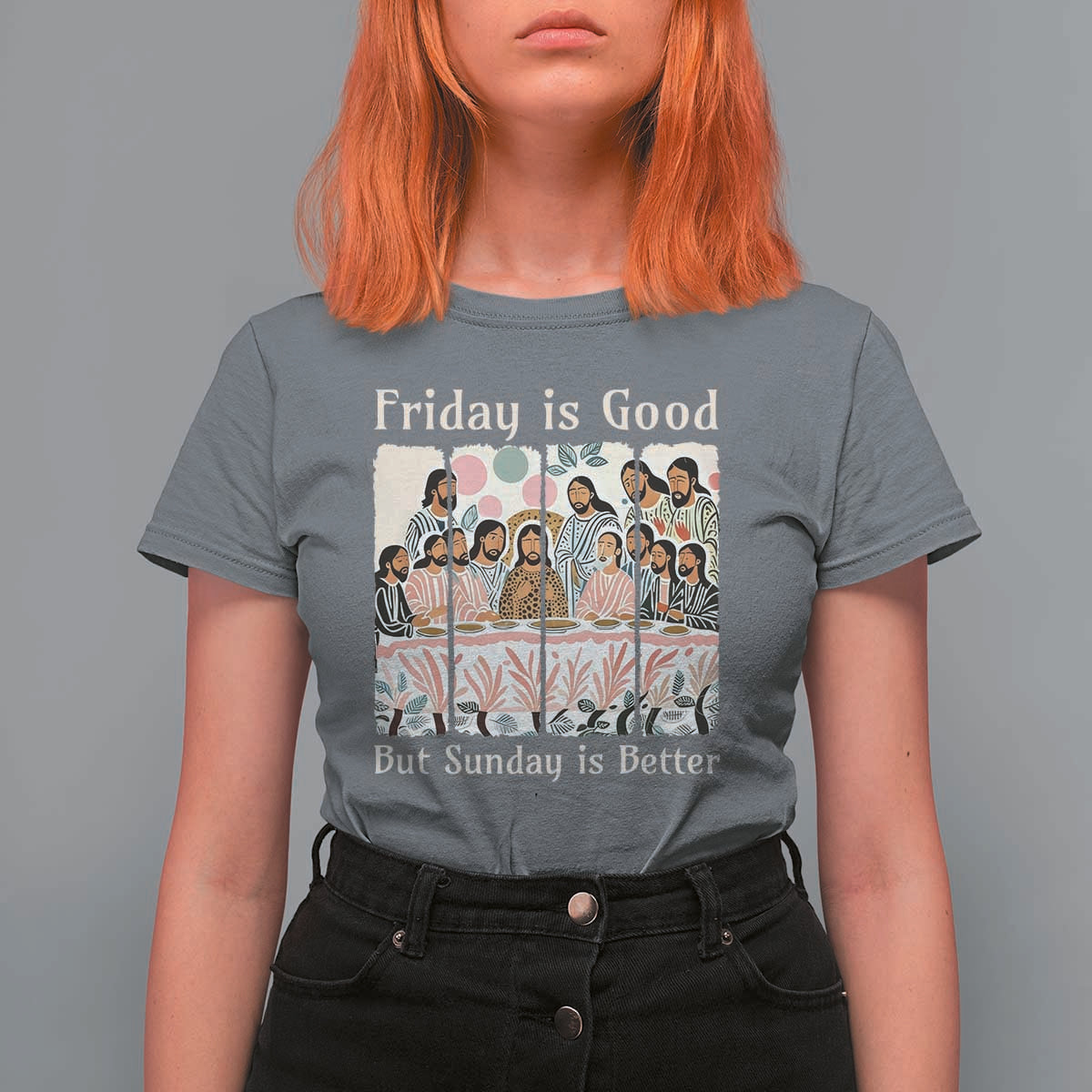 Friday is Good Sunday is Better T Shirt For Women Christian Jesus Easter