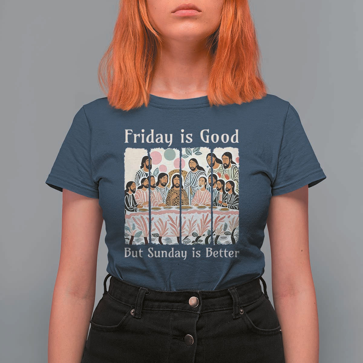 Friday is Good Sunday is Better T Shirt For Women Christian Jesus Easter