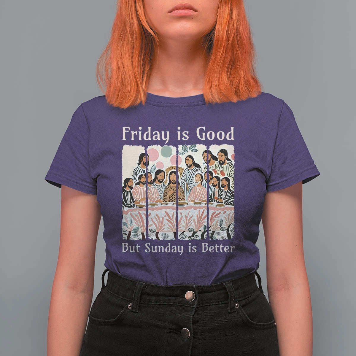 Friday is Good Sunday is Better T Shirt For Women Christian Jesus Easter