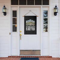 Friday is Good Sunday is Better Garden Flag Christian Easter