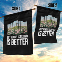 Friday is Good Sunday is Better Garden Flag Christian Easter