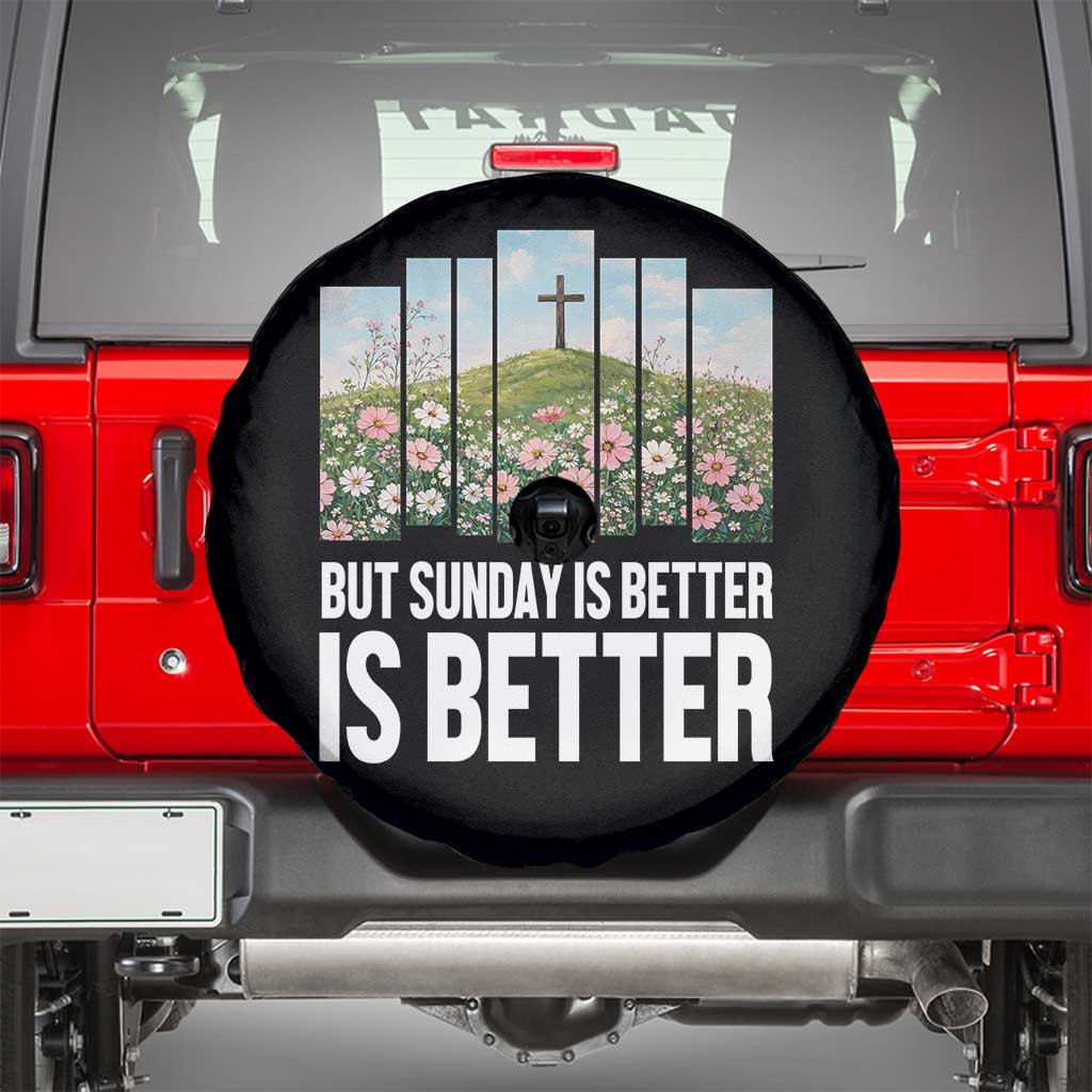 Friday is Good Sunday is Better Spare Tire Cover Christian Easter