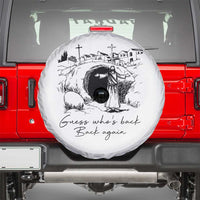 Guess Who's Back Back Again Spare Tire Cover Funny Easter Jesus Christian