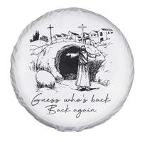 Guess Who's Back Back Again Spare Tire Cover Funny Easter Jesus Christian